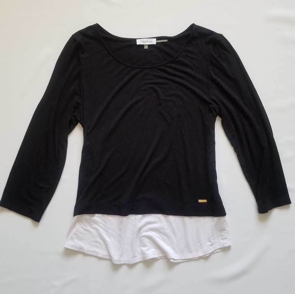 💜 5 for $25! Calvin Klein Quarter Sleeve Shirt